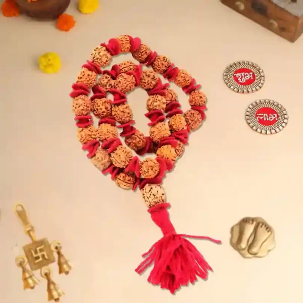 3 mukhi rudraksha nepali kantha mala - image 2
