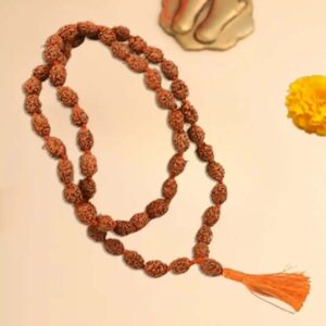 3 Mukhi Rudraksha Mala in Thread