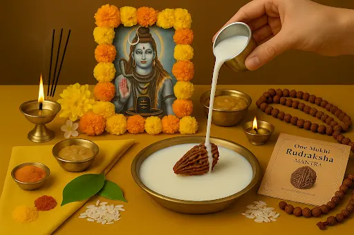 Sacred Purification Of The Rudraksha Rudraksha cleansing: a ritual of deep devotion, purity, and grace before the energization process.