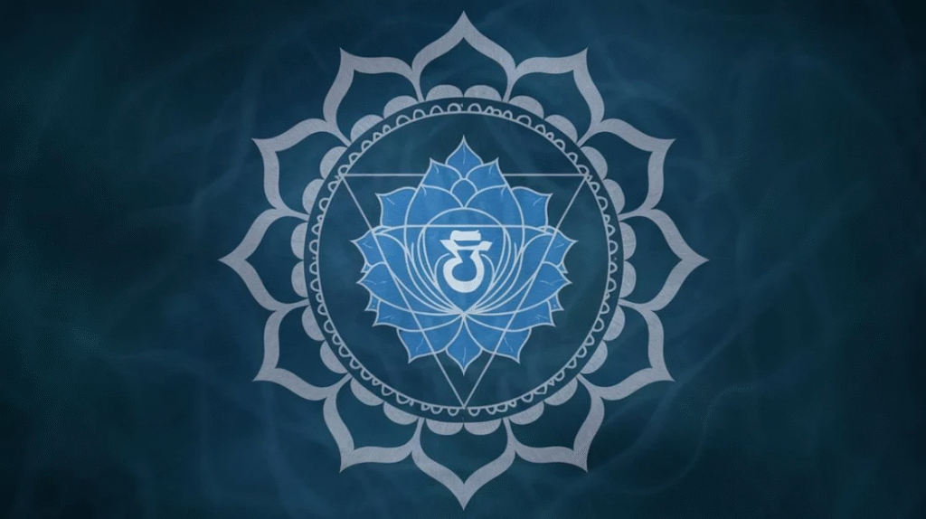 Vishuddha Chakra Is The Voice Of Your Inner Truth Illustration of the vishuddha chakra, symbolizing the throat energy center