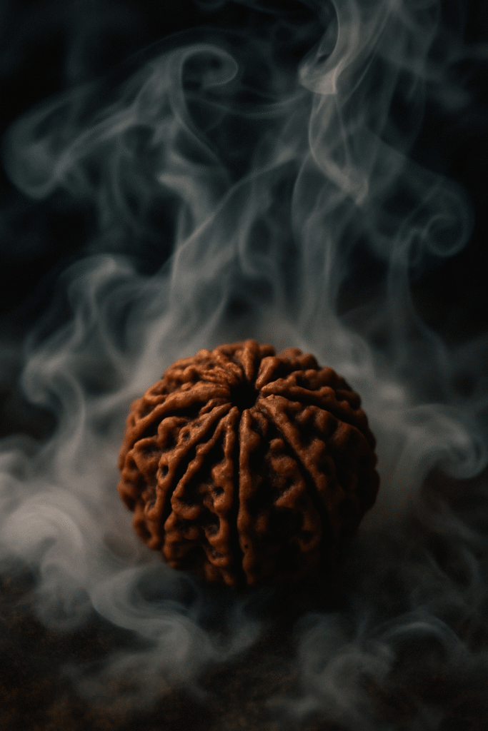Wearing rudraksha mala while you intake tamasic diet
