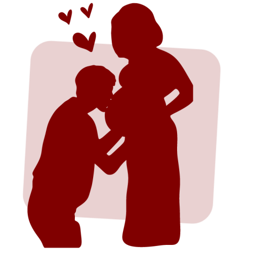 Rudraksha beads to support parents expecting child